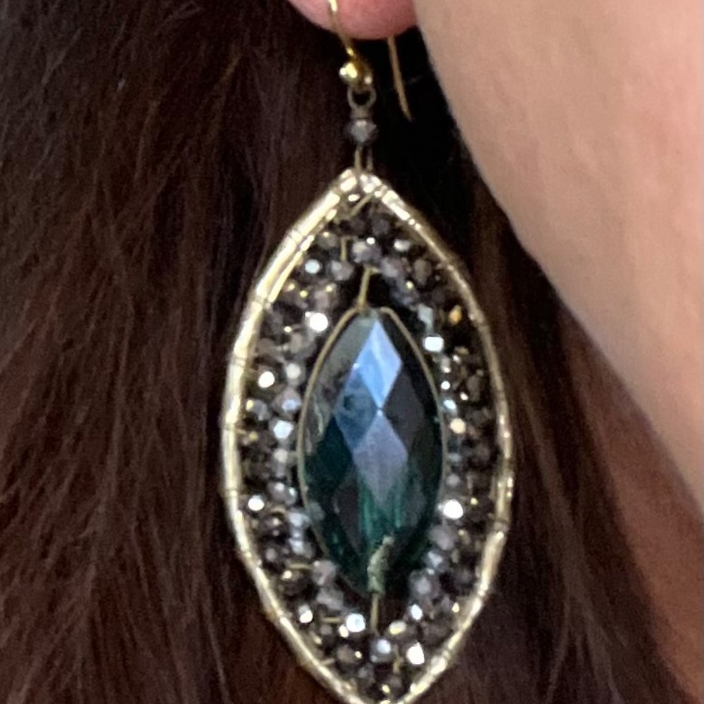 Dangle earrings- evening sparkle